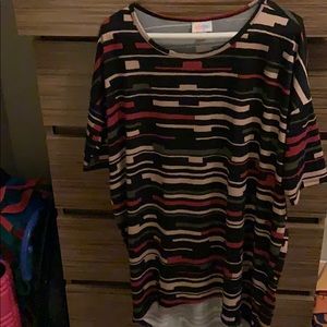 NWT Lularoe Irma S black and off-white